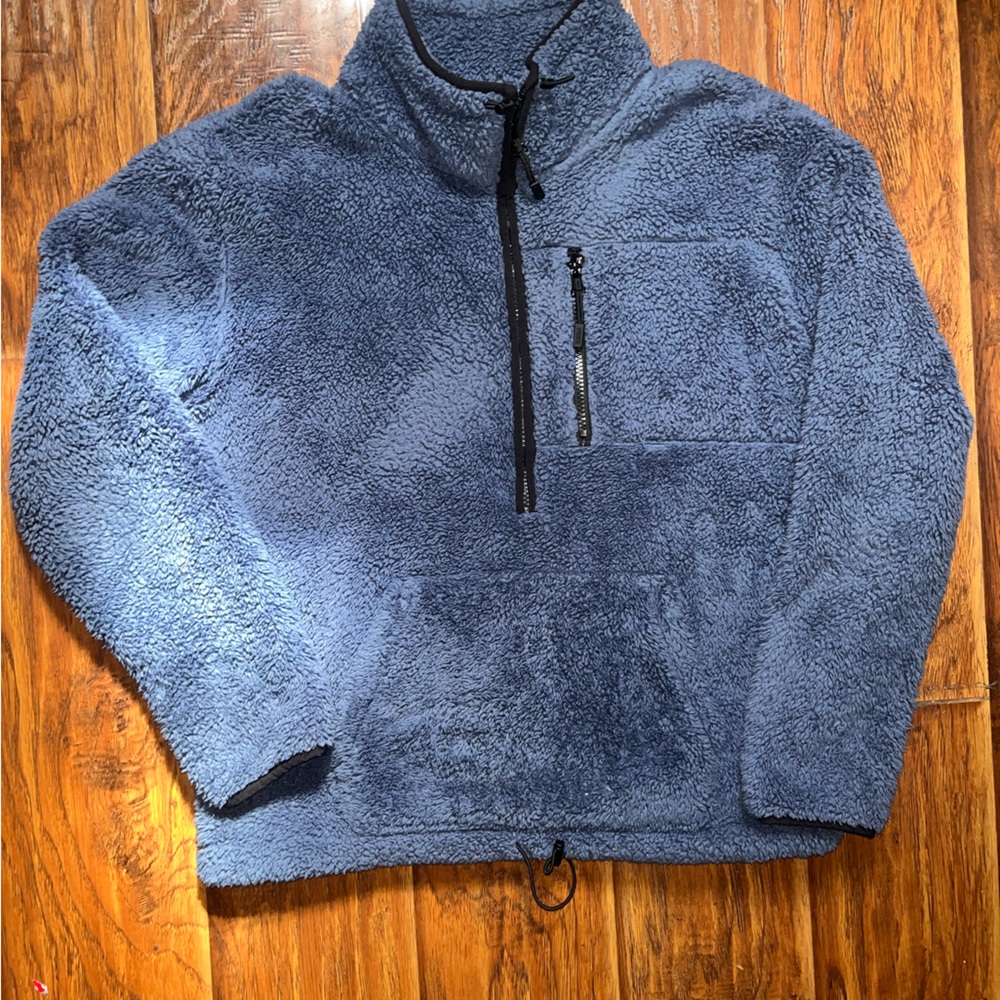 *PINK* TEDDY HALF ZIP UP